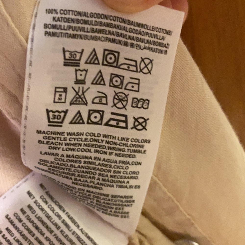 Tan Button Down Tee - image 4